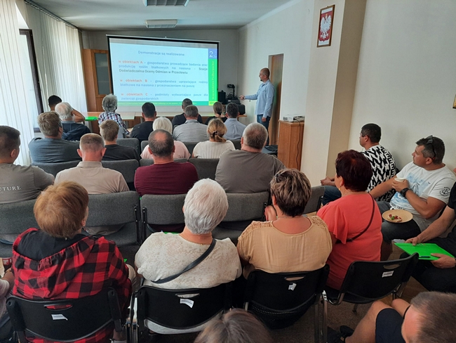 Wykład na temat uprawy roślin bobowatych